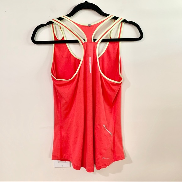 🌸NIKE Dri-Fit Red Split Strap Racerback Tank - Picture 3 of 6
